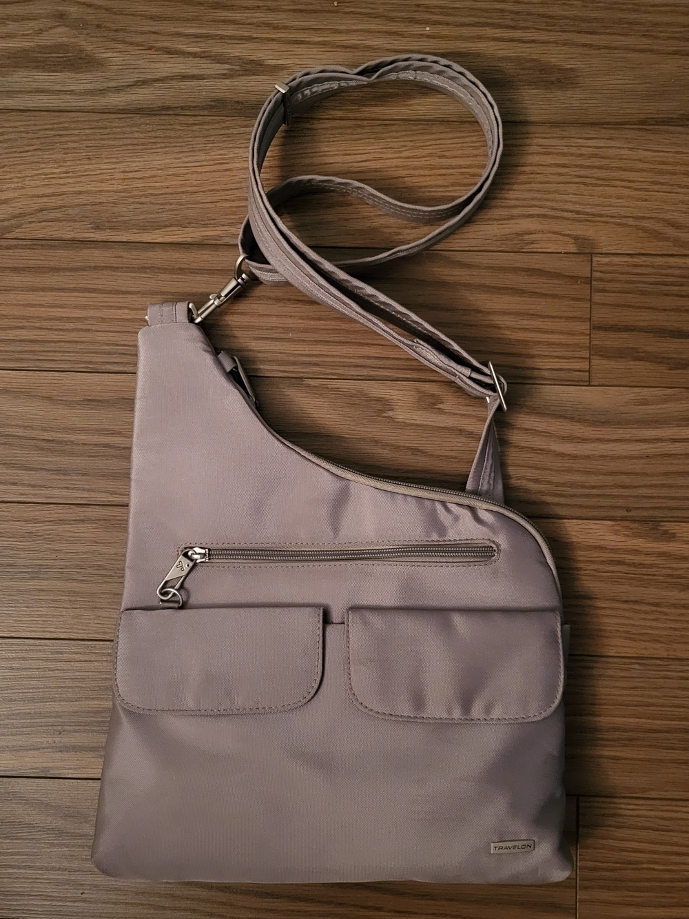 Travelon Taupe Crossbody Bag